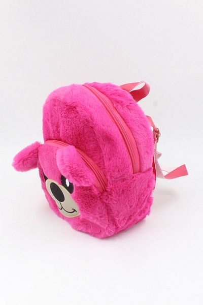 Chantaky 039 1151 Fuchsia Pink Plush Teddy Bear Children's Backpack