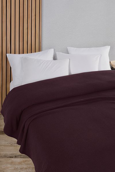 Evim Cotton Plum Bedspread 200X230 cm Specialized for Two People