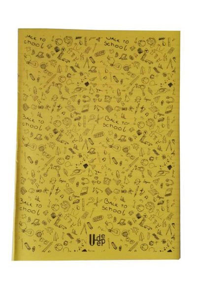 Artlantis 60 Sheets Lined Notebook Plastic Cover A-4 1 Piece PP Cover Large Size Lined Notebook 60 Pages A4 Pouch