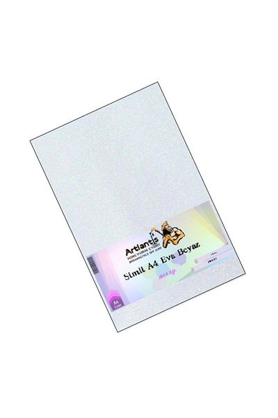 Artlantis Eva A4 20X30 5 Pieces White Glitter - 20*30