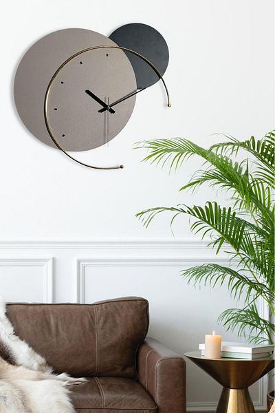 Muyika Design Muyika steve metal case silent mechanism decorative wall clock mds-50