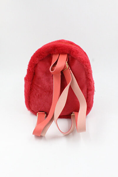 Chantaky 039 1150 Red Plush Kids Backpack with Kitten