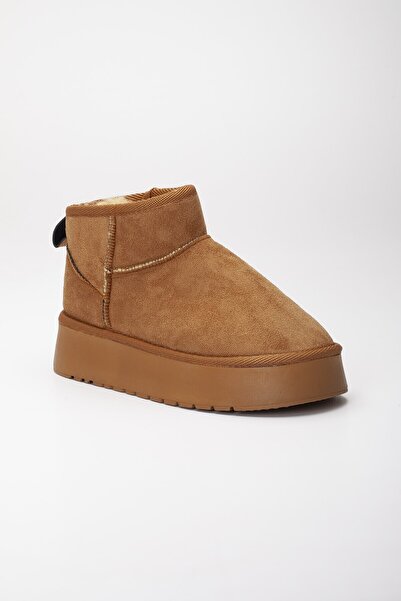 marceline Mini Süet İçi Kürklü Rahat Taban Taba Bot