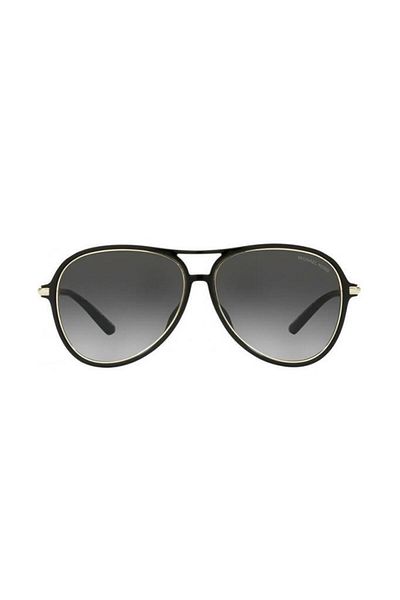 Michael Kors Woman Pilot Breckenridge Sunglasses- Mk 2176u - Lense Size:58mm - Black