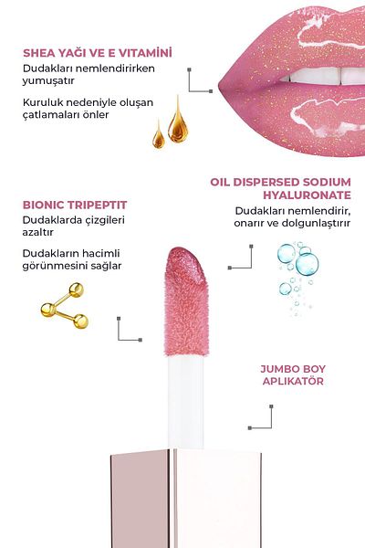 Alix Avien Maxivolumizer Lipgloss 207 - Rosy Violet - Lasting and Moisturizing Lipstick - Plumping Effect