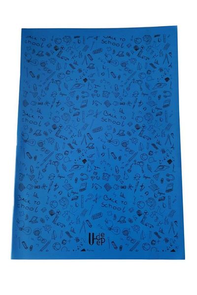 Artlantis 40 Sheets Lined Notebook Plastic Cover A-4 1 Piece PP Cover Large Size Checked Notebook 40 Pages A4 Pattern