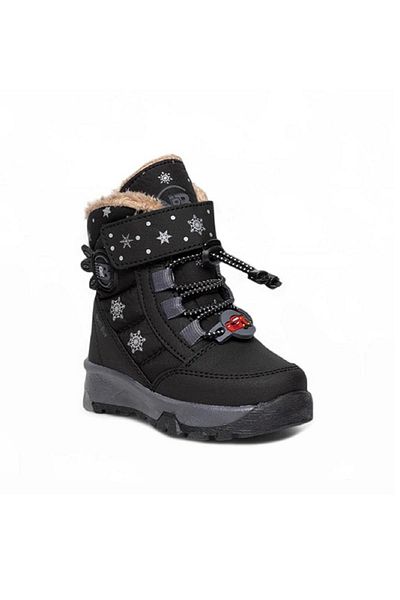 Oksit Bluex Lighted Fur Inside Cold Resistant Unisex Kids Baby Boots Snow Boots