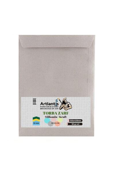 Artlantis Плик-торбичка 32x42 см Крафт 90 гр Силикон 50 бр. 1 опаковка 320*42...