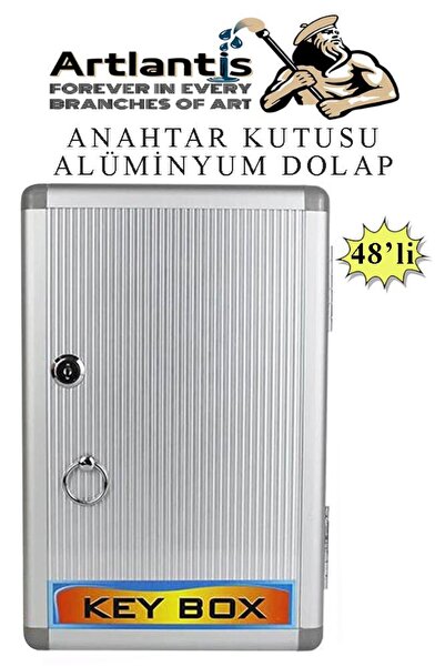 Artlantis Заключваща се кутия за ключове, 1 комплект от 48 кутии за ключове, ...