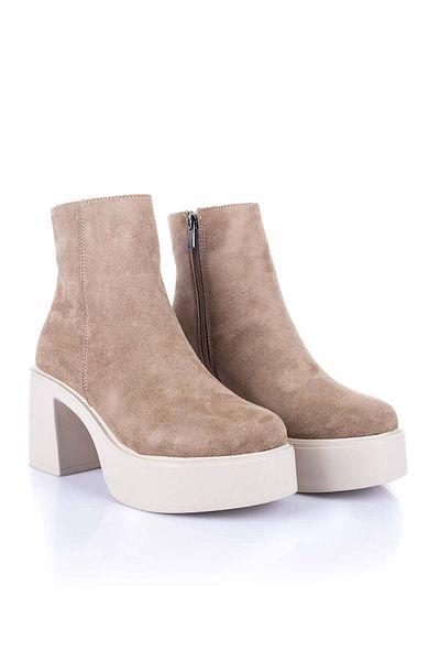 Getcho Γυναικείες μπότες Feray Suede Mink