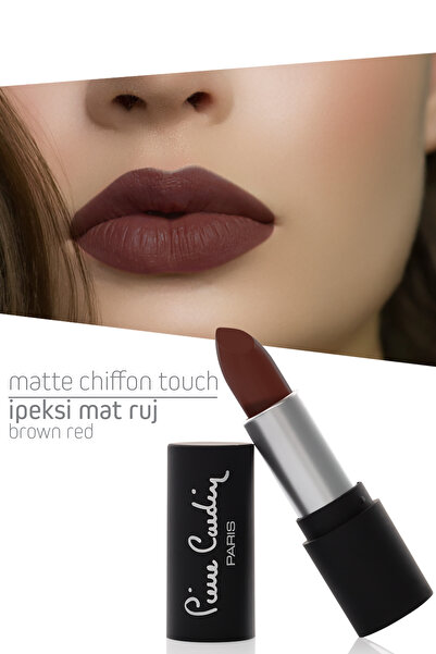 Pierre Cardin Matte Chiffon Touch Lipstick - Brown Red -193