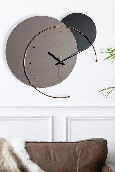 Muyika Design Muyika steve metal case silent mechanism decorative wall clock mds-50