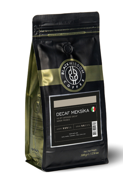 Black Wisdom Decaf Mexico - Hg Ep Decaf Water Processed Core Coffee 500g