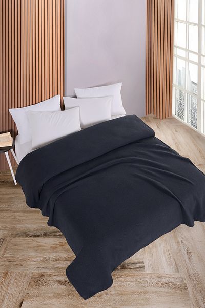 Evim Βαμβακερό Ναυτικό Μπλε Κρεβατάκι 160x230 εκ. Μονό