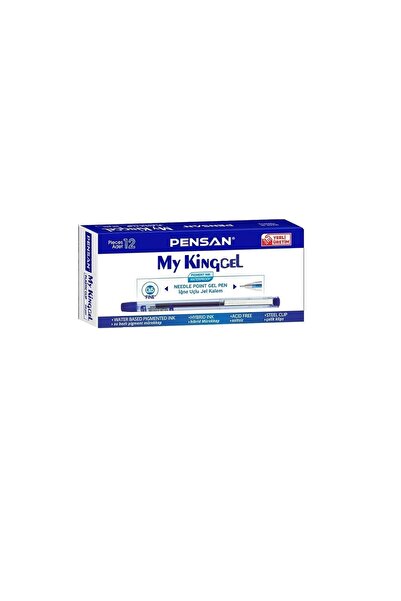 Pensan İğne Uçlu Jel Kalem 12 Adet 0.5 Pilot Kalem Mykinggel İğne Uçlu Jel Ka...