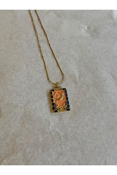 shop Tarot Sembol Gold, Zincir Çelik Kolye