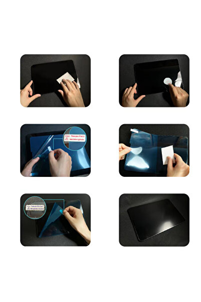 Techaks iPad Pro 12.9 2021 (5.Nesil) Kağıt Hisli Mat Uyumlu Davin Paper Like Tablet Ekran Koruyucu-Renksiz