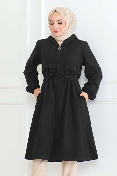 SGS Μαύρο αθλητικό παλτό