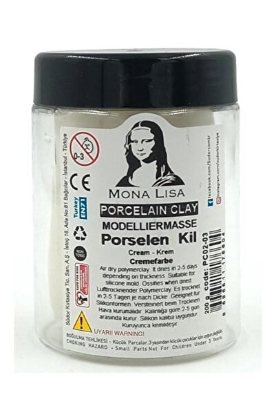 Genel Markalar Porselen Kili 200 Gr 1 Adet Porselen Modelleme Kili