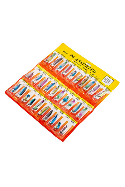 SAVAGE 30'lu Olta Kaşığı Seti - Alabalık/Turna/Levrek - (SNK04-524)