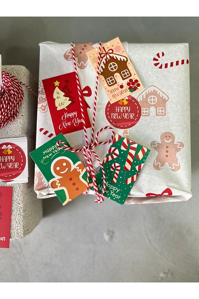 Meyofficial Cookie Man Series 2 Gift Product Packaging Kit (Pelur Card Stickers and Binding Rope)