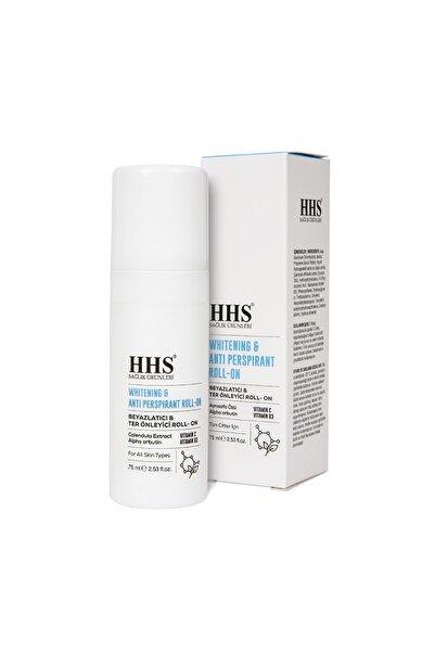 Hhs BİTKİSEL BEYAZLATICI VE TER ÖNLEYİCİ ROLL-ON WHITENING&ANTI PERSPIRANT ROLL-ON 75 ML ervabazaar