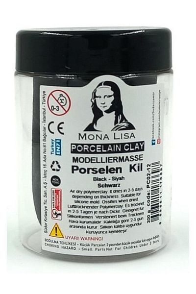 Monalisa Porcelain Clay 200 Gr 1 Piece Monalisa Porcelain Modeling Clay