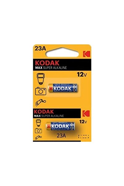 Kodak Pil 23 A Araba Garaj Kumanda Pili 12 Volt 1 Paket 2 li 23A Alkalin Kumanda Pili