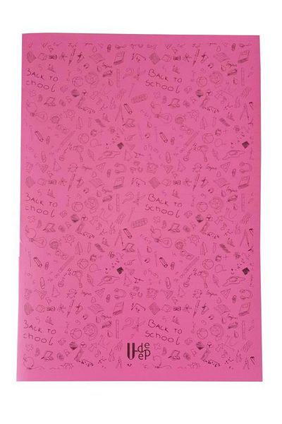 Artlantis 40 Sheets Checkered Notebook Plastic Cover A-4 1 Piece PP Cover Large Size Checkered Notebook 40 Pages A4 Pattern