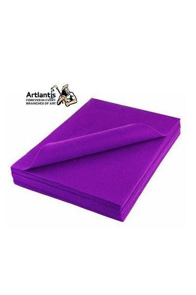 Artlantis Purple Felt A4 2 Mm 20x30 Cm 5 Pieces 1 Pack School Nursery Activity