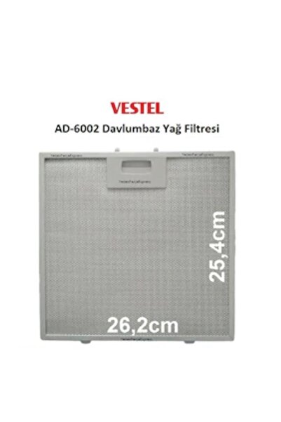 Vestel Ad 6002  Davlumbaz Yağ Filtresi Aspiratör Filtre