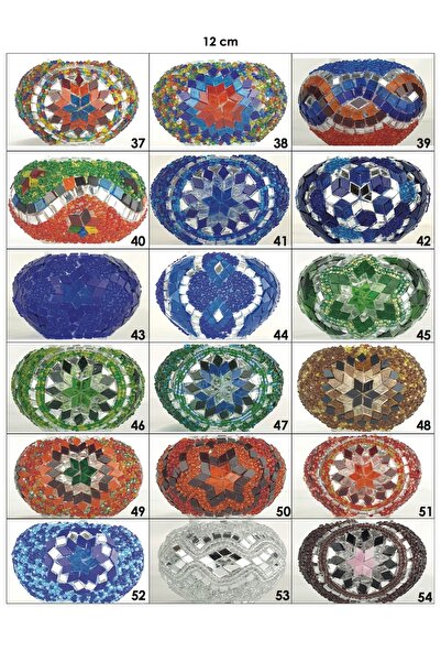 Demmex Mosaic Desktop - Turkish and Moroccan Gift Lamp, Lampshade Night Light (Read Description)