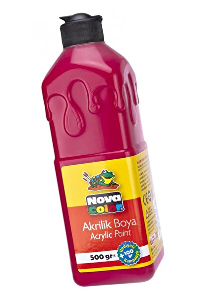 Nova Color Akrilik Boyası 500 Gr 1 Adet Su Bazlı Akrilik Boya Honi Sanatsal B...