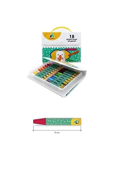 Adel Pastel Paint 18 Colors 1 Pack of 18 Pastel Paints with Plastic Bag Vibrant Colors