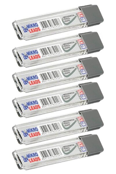 Artlantis Kalem Ucu 2B 0,9 mm 6 Adet Mekanik Uçlu Otomatik Kurşun Kalem Ucu 2...