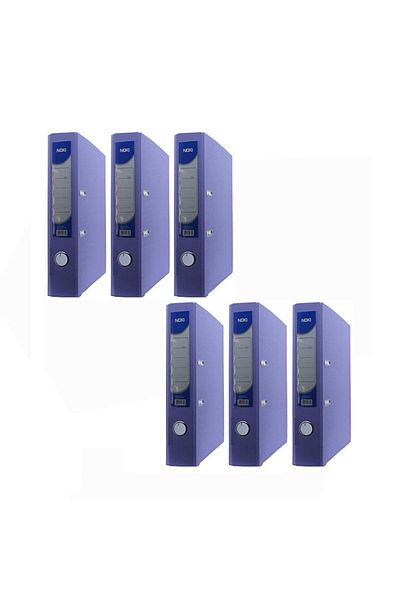 Noki Office Folder Narrow Lilac Lilac Office Folder with Rings 6 Pieces