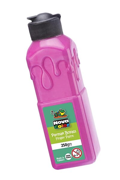 Nova Color Parmak Boyası 250 Gr 1 Adet Çocuklar İçin Yıkanabilir Parmak Boyama