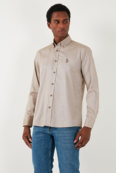 U.S. Polo Assn. U.S. Polo 100% Cotton Logo Slim Fit Shirt Men's Shirt G081Sz 0041962279