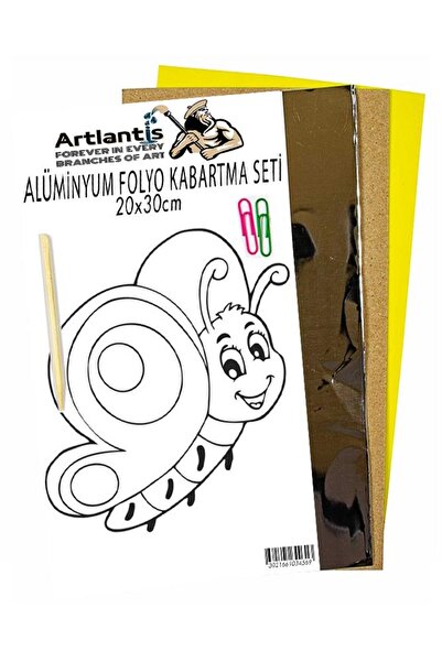 Artlantis Aluminum Foil Embossing Set 20x30 cm Experimental Material 1 Pack A...