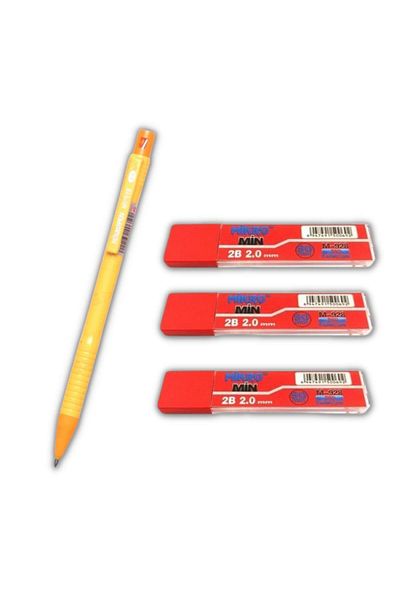 Mikro 2.0 Mm Thick Tip Versatil Pen 1 Piece And 2.0 Mm Thick Tip Red 3 Pieces