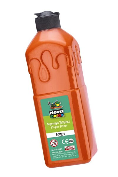 Nova Color Parmak Boyası 500 Gr 1 Adet Çocuklar İçin Yıkanabilir Parmak Boyama