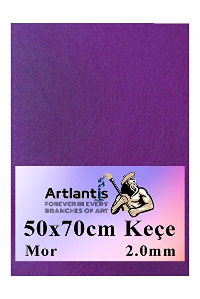 Artlantis 50x70 cm Keçe 2.0 mm 1 Adet Renkli Hobi Keçesi Elişi Keçesi Anasını...