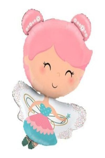 CANSIN Winged Fairy Girl Foil Balloon