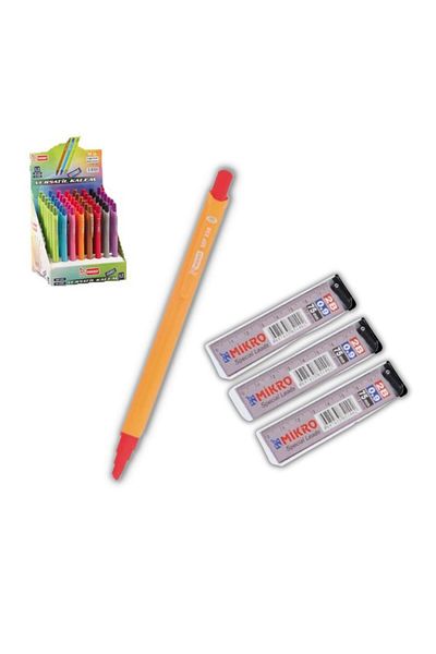 Mikro 0.9 Mm Tip Pen and 0.9 Mm Tip 3 Pieces Mp-330 Versatil Pen Set 1 Pack