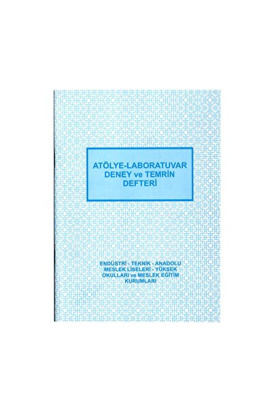 Artlantis Atölye Laboratuvar Deney ve Temrin Defteri 20x28 cm 40 Sayfa 1 Adet...