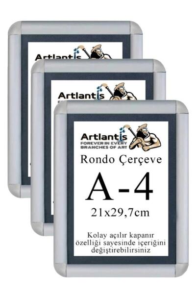 Artlantis Tak Çıkar Rondo Çerçeve A4 21x30 cm 5 Adet Açılır Kapanır Çerçeve A...