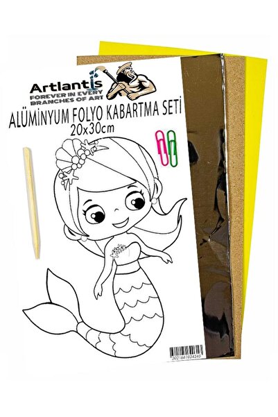 Artlantis مجموعة نقش رقائق الألومنيوم مقاس 20 × 30 سم، مادة تجريبية، عبوة واح...