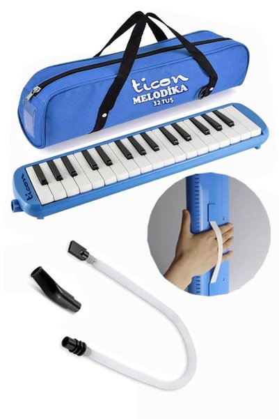 Artlantis Melodica 32 Keys with Blue Cloth Bag 1Pc 32K Hose with Melodica Str...
