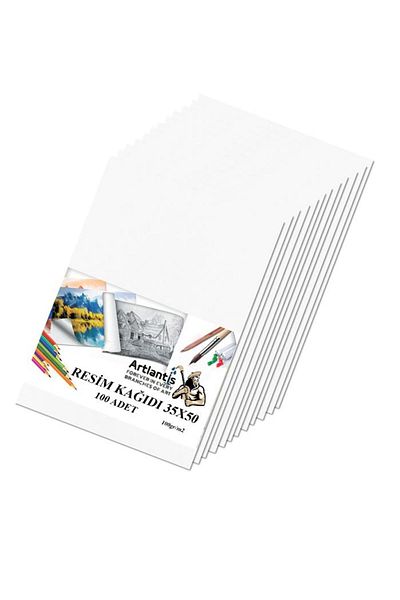 Artlantis Picture Paper 35x50 100 Pieces 100 Gr 1 Pack 35*50 Picture Cardboard