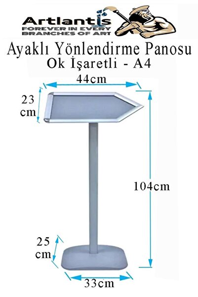 Artlantis Panou de direcționare decorativ în formă de săgeată pentru interior...